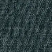 Dark teal woven fabric texture with a granular surface, vertical linear pattern, and heathered gray-blue flecks; matte finish, dense pile.